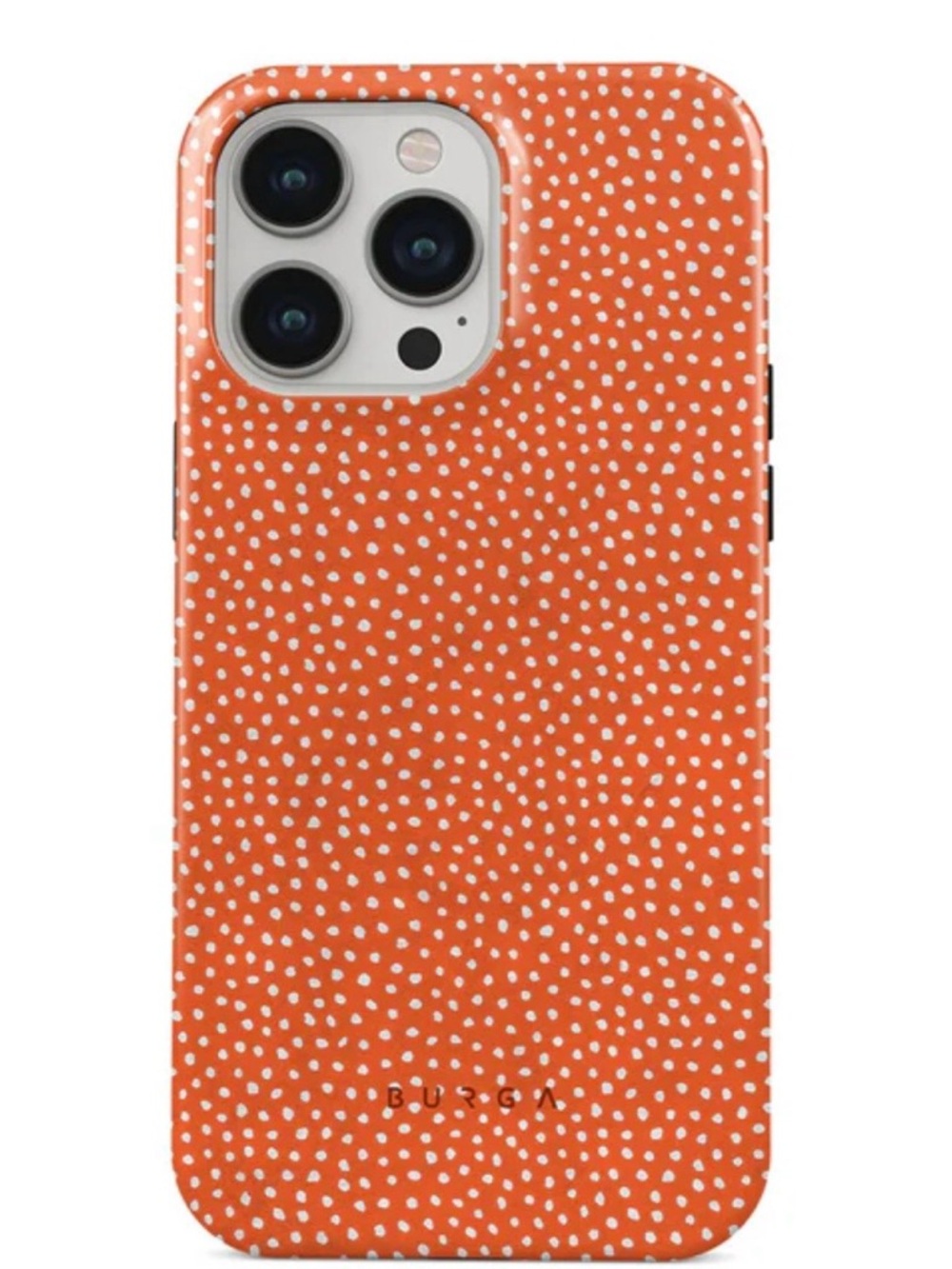 BURGA Orange Speckle Protective Phone Case